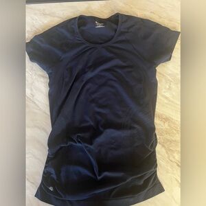 Two Athleta navy blue tops size M